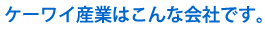 ケーワイ産業とは